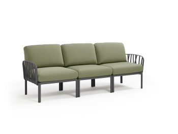Nardi Komodo Outdoor 3 Seater Sofa with arms | Daydream Leisure Furniture