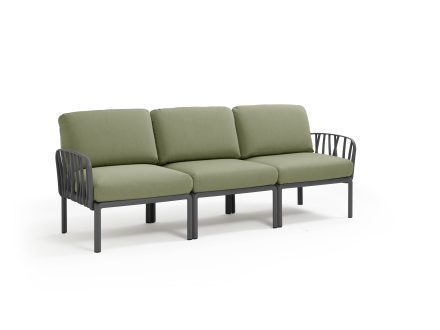 Nardi Komodo Outdoor 3 Seater Sofa with arms | Daydream Leisure Furniture