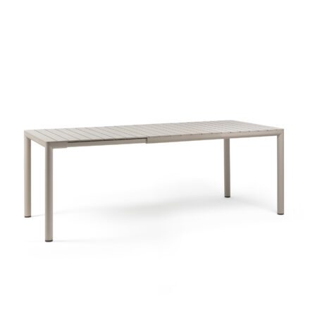 Nardi Tevere Extension Table. Modern rounded edges. Available in 4 Colours