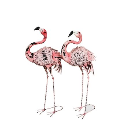 'FLAMINGO' DISTRESSED PINK/RUST SET 2 | Daydream Leisure Furniture