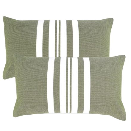 NF CUSHION SUNSTRIP GREEN | Daydream Leisure Furniture