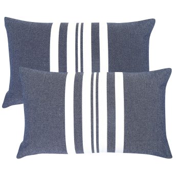 NF CUSHION SUNSTRIP NAVY | Daydream Leisure Furniture