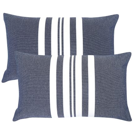 NF CUSHION SUNSTRIP NAVY | Daydream Leisure Furniture