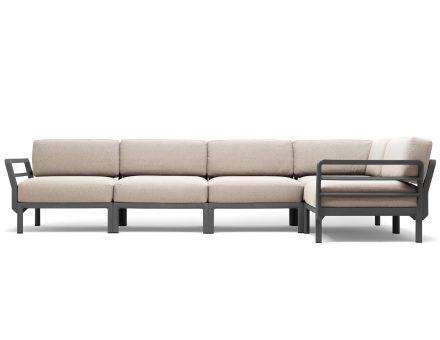 Nardi Maximo Outdoor 5 Piece Modular Sofa Setting | Daydream Leisure Furniture