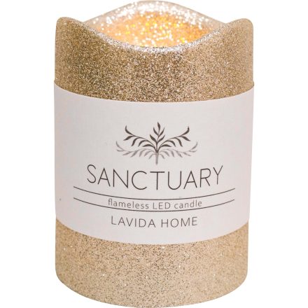 CANDLE FLAMELESS LED CHAMPAGNE - 2 SIZES | Daydream Leisure Furniture