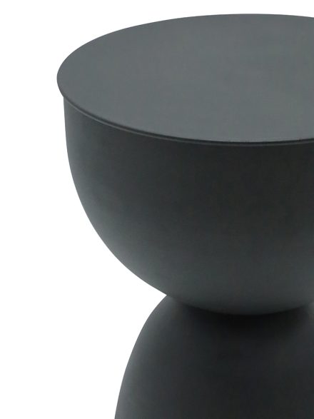 MAUDE METAL DECORATIVE SIDE TABLE/STOOL - BLACK | Daydream Leisure Furniture