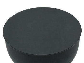 MAUDE METAL DECORATIVE SIDE TABLE/STOOL - BLACK | Daydream Leisure Furniture