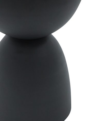 MAUDE METAL DECORATIVE SIDE TABLE/STOOL - BLACK | Daydream Leisure Furniture
