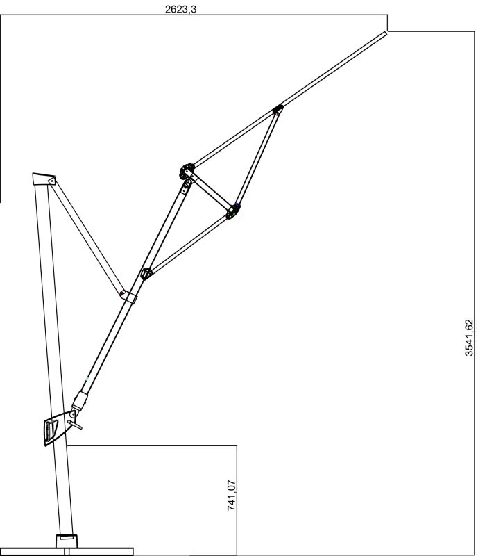 Stellar 330cm Octagonal Cantilever Umbrella | Daydream Leisure Furniture