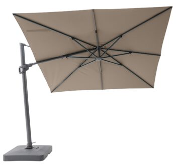 Solstice 300cm Square Cantilever Umbrella Gunmetal Frame | Daydream Leisure Furniture