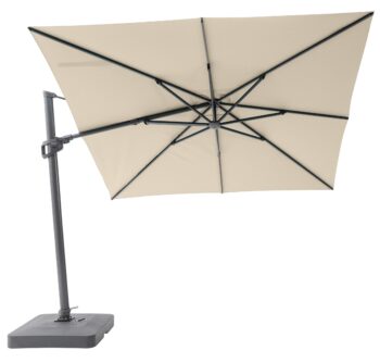 Solstice 300cm Square Cantilever Umbrella Gunmetal Frame | Daydream Leisure Furniture