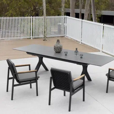 Carson Outdoor Extension Table 240-300x100cm | Daydream Leisure Furniture