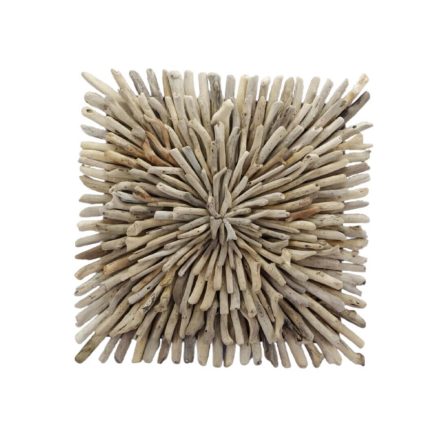 Square Driftwood Wall Decor