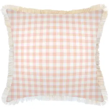 Gingham Peach