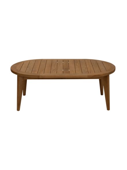 Oval Teak Outdoor Coffee Table 120×70cm | Daydream Leisure Furniture