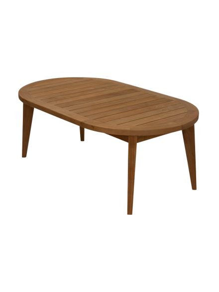 Oval Teak Outdoor Coffee Table 120×70cm | Daydream Leisure Furniture