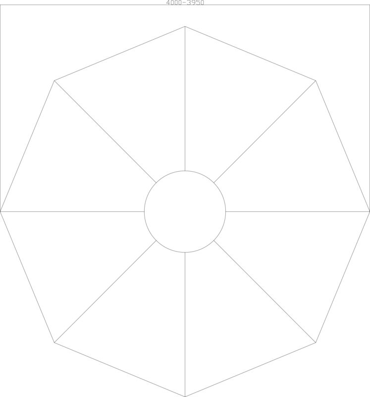 Helios 400cm Octagonal Cantilever Umbrella | Daydream Leisure Furniture