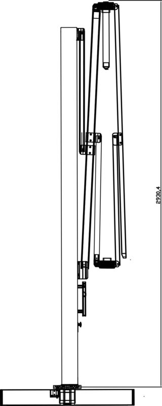 Helios 400cm Octagonal Cantilever Umbrella | Daydream Leisure Furniture