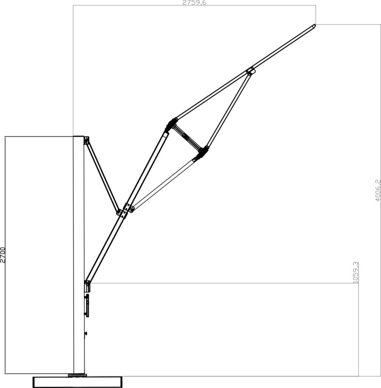 Helios 400cm Octagonal Cantilever Umbrella | Daydream Leisure Furniture