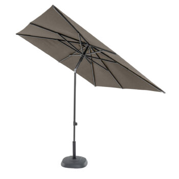 Patio 200cm Square Push Up Umbrella. Height adjustable, tilting and available in 3 solution dyed colours