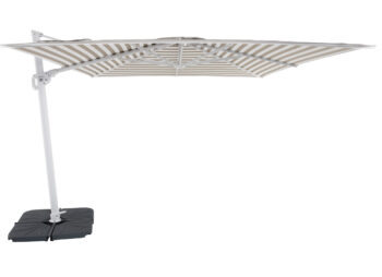 Solstice 300cm Square Cantilever Umbrella White Frame | Daydream Leisure Furniture