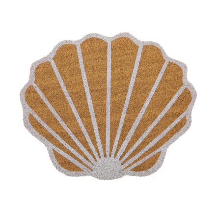 coir clam doormat - 50x60cm statement piece decor displayed for interior styling.