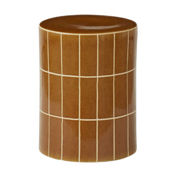 boyd ceramic tile stool tan statement piece furniture displayed for interior styling.