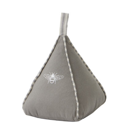 cotton bee door stop statement piece decor displayed for interior styling.