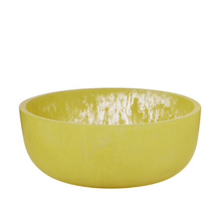 resin kip salad bowl - zest statement piece decor displayed for interior styling.