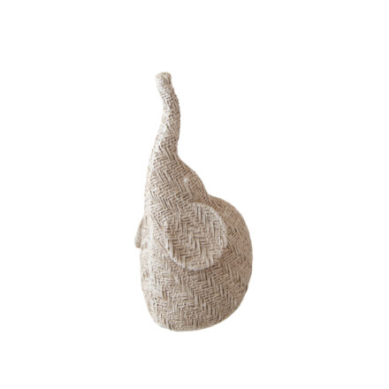 resin elephant Horrace - small statement piece decor displayed for interior styling.