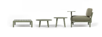 Nardi Maximo Outdoor Resin Table Attachment 33cm Round | Daydream Leisure Furniture